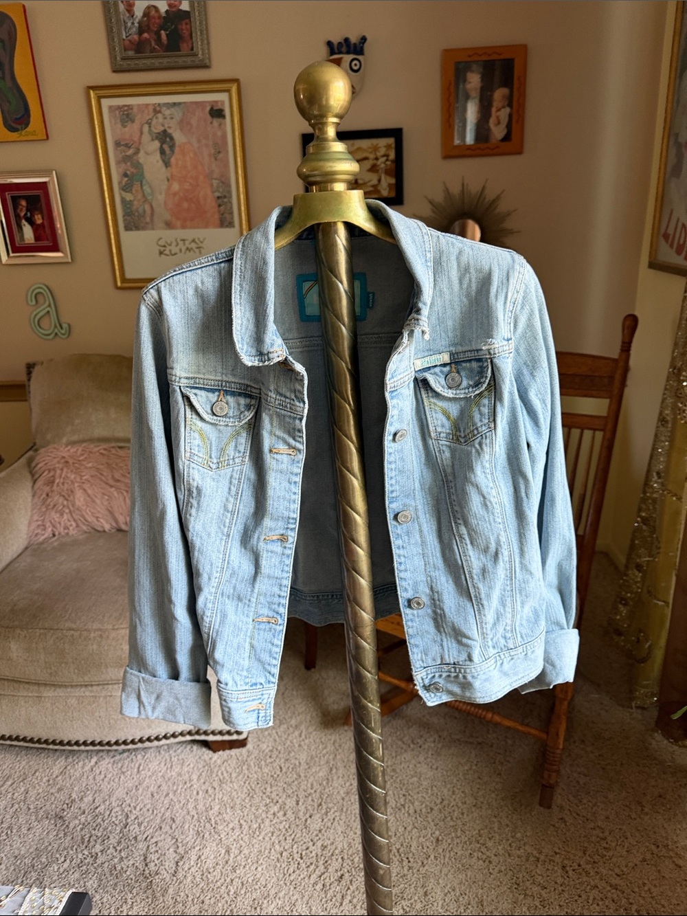 Hollister Light Blue Denim Jean Jacket